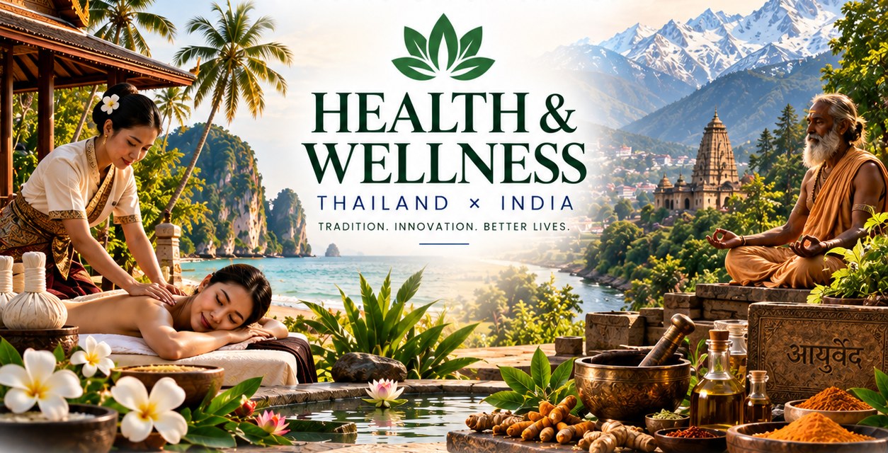 Health and wellness collaboration between Thailand and India
