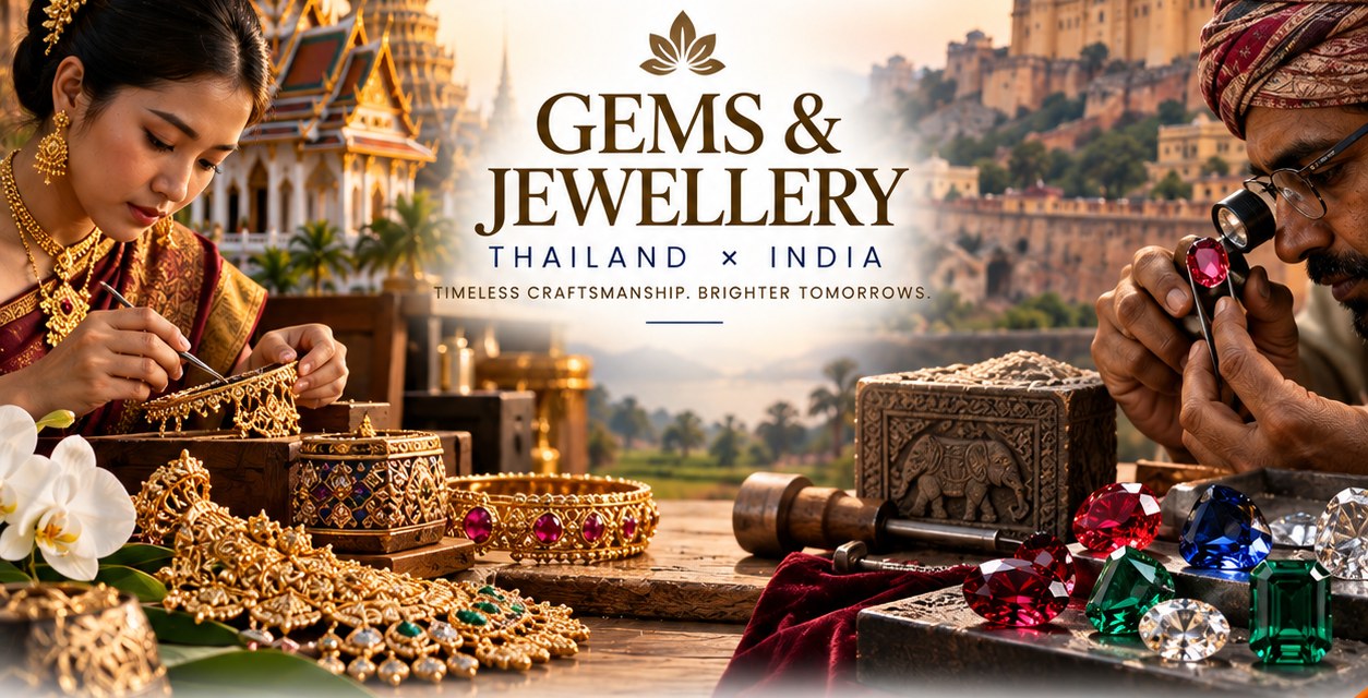 Gems and jewellery craftsmanship in Thailand and India
